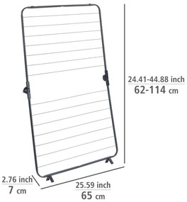 WENKO 63003100 - Ruhaszárító CHAMPION 65x114 cm fekete