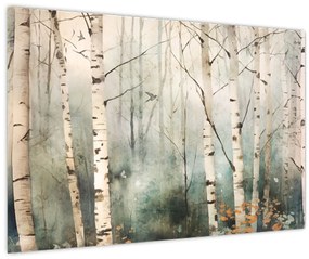Kép - Erdőminta rajzolása (90x60 cm)