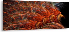 Kép - Absztrakt toll utánzat (120x50 cm)