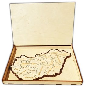 Magyarország fa puzzle