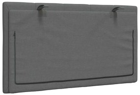 sötétszürke szövet fejtámla párna Hanko 80 cm