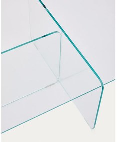 Üveg dohányzóasztal 60x120 cm Zaren – Kave Home