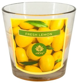 Arome illatgyertya üvegben Fresh Lemon, 120 g