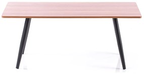 PYXE étkezőasztal dió dekorációval 110x55 cm