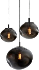 Kaspa AVIA BLACK 3 11158308 Függőlámpa 3x25W/E27 IP20