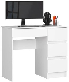 PC asztal Benicio II (fehér) (J). Akció -15%. 1069120
