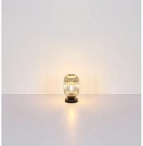 Globo 15469TS - Asztali lámpa NORMY 1xE27/40W/230V szürke