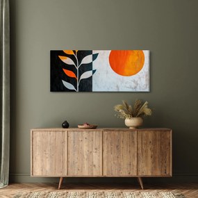 Kép - Növény és nap absztrakciója (120x50 cm)