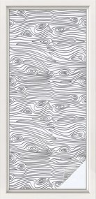 Öntapadós szélvédő furnér Adatvédelem Fa vonalak 50x116 cm