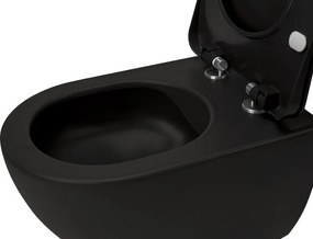 Peonia PN WC + tető, fekete