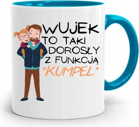 Kék Bögre Bácsinak Barát Funkcióval, fényképes nyomattal