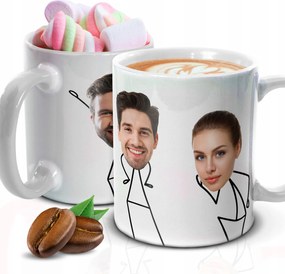 Bögre Fehér 330ml Az Ön fényképe Arcok Ajándék We Are The Best Név Varázsló