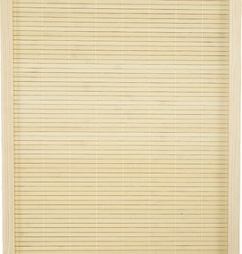 HOMCOM Bambusz Beltéri Paraván 4 Panel 180 x 180 cm Összecsukható Paraván - Természetes | Aosom