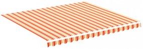 sárga és narancssárga csere napellenző ponyva 4 x 3,5 m