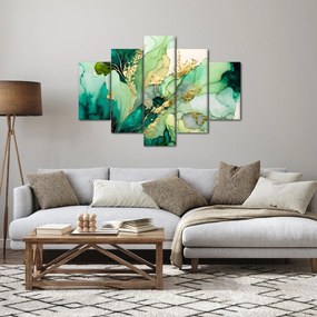 Kép - Zöld absztrakció (150x105 cm)
