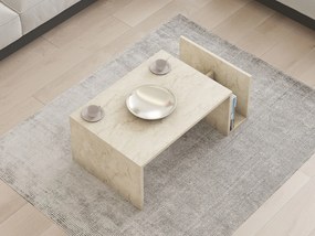 Dohányzóasztal Memo - Travertine