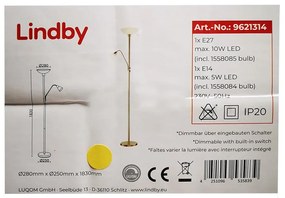 Lindby Lindby - Állólámpa JOST 1xE27/10W/230V + 1xE14/5W LW0076