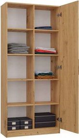 RD-80 polcos szekrény, tölgy