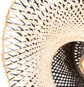 Okos fali lámpa bambusz 50 cm dugóval, Wi-Fi-vel A60 - Rina