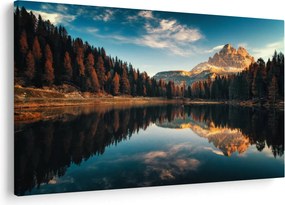 Kép - alpesi, olaszország, dolomitok, Antorno (90x60 cm)