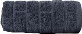 Brick törölköző 50x90 sötétszürke 500 g/m2 frottír Greno
