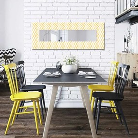 Fali tükör tömörfa kerettel 40x120 cm – Wallity