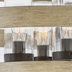 Quintiesse klasszikus csillár riverwood barna fa elsqn-riverwood4 IP44