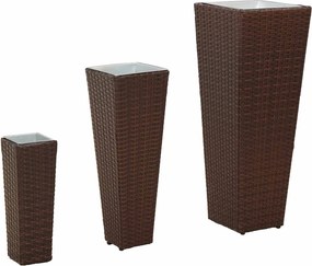 vidaXL Kültéri Készlet 3 pcs Fém