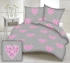 LILI pamut ágynemű DeLuxe Ágynemű mérete: 140x200 cm, A csomag tartalma: Készletcsomagolás