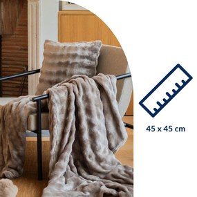 Mikroplüss díszpárna 45x45 cm Wave – Tiseco Home Studio