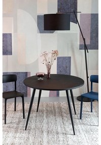 Teakfa kerek étkezőasztal ø 110 cm Mo – White Label