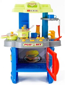 G21 játék - DELICACY gyerek konyha tartozékokkal, kék