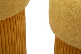 puff készlet – 2 db, mustársárga – Aspen