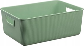 Műanyag tároló doboz kosár Akita 10l zöld