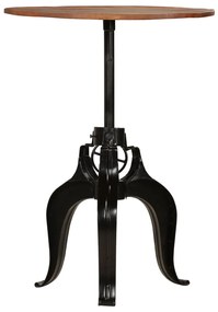 Újrahasznosított tömör fa bárasztal 75 x (76-110) cm