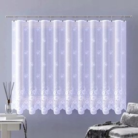 Natasha kész jacquard függöny szalaggal 300x180 cm fehér