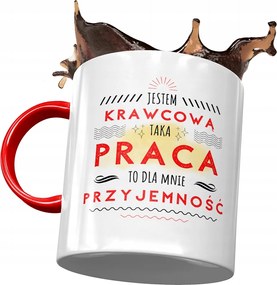 Piros Bögre A Varrónőnek Nekem Öröm Nyomtatott Fotóval