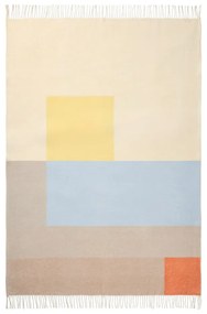 Sárga-kék takaró 125x190 cm Brick – Mette Ditmer Denmark