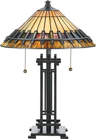 Quoizel CHASTAIN QZ-CHASTAIN-TL Asztali lámpa 2x60W/E27