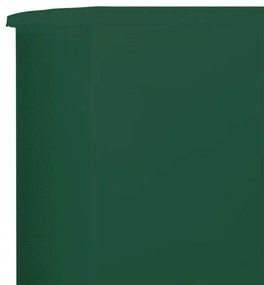 zöld 9 paneles szövet szélfogó 1200 x 120 cm