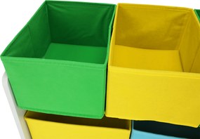Rendszerező/Polcállvány játékokra, többszínű/mintás, NOMITO TYP 2