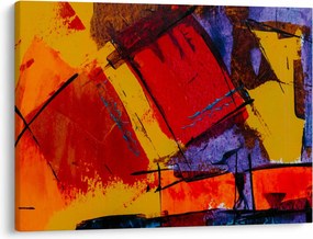 Absztrakciós kép (70x50 cm)