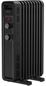 Sencor - 9 bordás olajradiátor 800/1200/2000W/230V fekete
