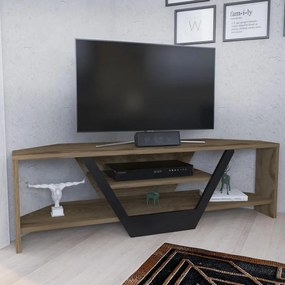 TV szekrény Sares - Oud Oak, Black