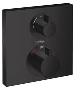 Hansgrohe Ecostat Square zuhany és fürdő csaptelep vakolat alatti rész nélkül matt fekete 15714670
