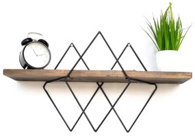 Fali polc 36x60 cm fenyő