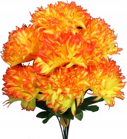 Csokor 7 Krizantém Sárga-narancs 65cm