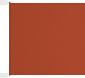 vidaXL terrakotta oxford-szövet függőleges napellenző 140x420 cm