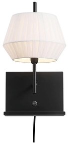 NORDLUX Dicte fali lámpa, fehér, E14, max. 40W, 21cm átmérő, 2112391001
