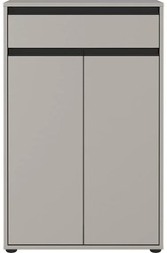 Szürke magas fürdőszoba szekrény 63x98 cm Lemont – Germania